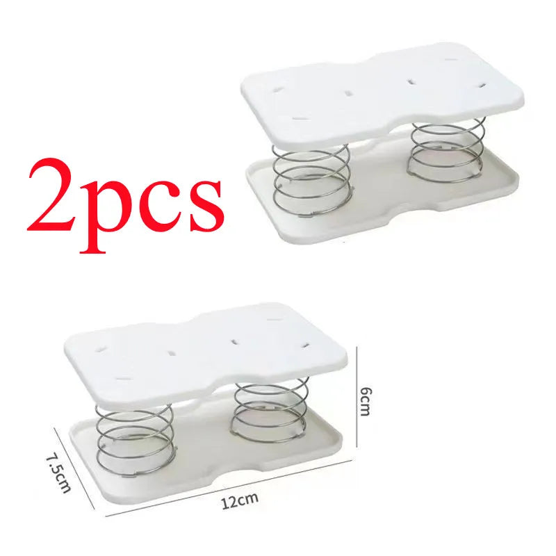 Paper Towel Box Spring Bracket, Automatic Paper Box Bottom Bracket Double Spring Lifting Bracket