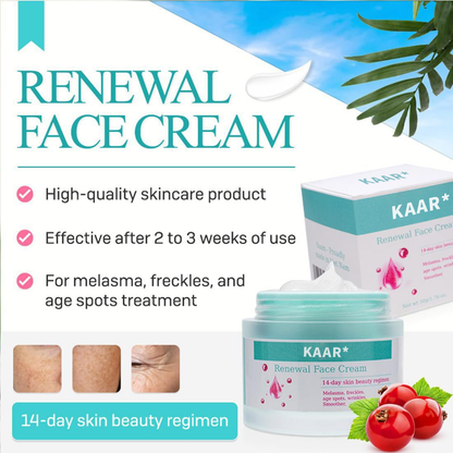 Final Hours—Sale Ending Soon!💥KAAR* Renewal Skin Cream | Spot Removal & Skin Renewal for Dark Spots, Age Spots, and Sun Spots* Daily Firming for All Skin Types
