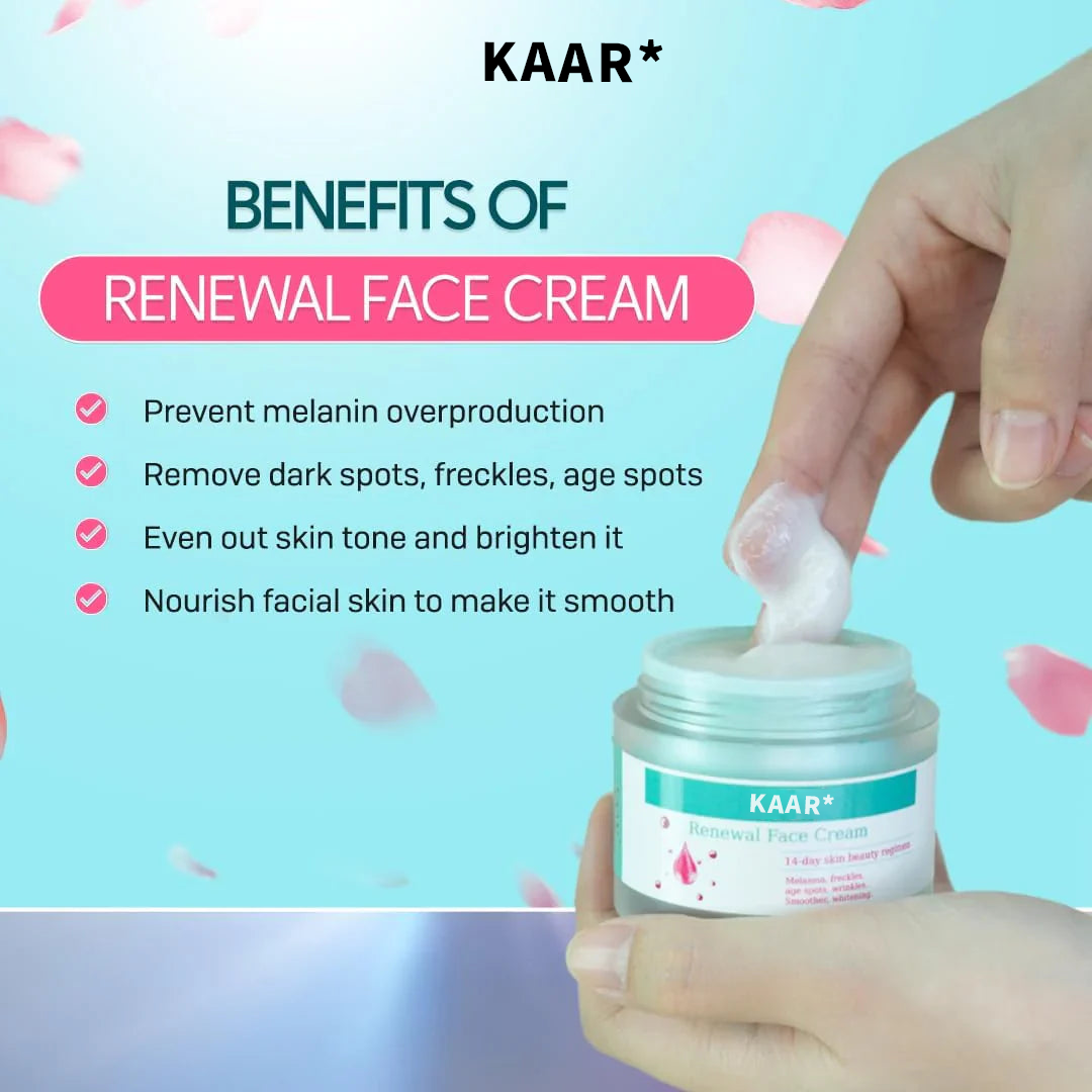 Final Hours—Sale Ending Soon!💥KAAR* Renewal Skin Cream | Spot Removal & Skin Renewal for Dark Spots, Age Spots, and Sun Spots* Daily Firming for All Skin Types