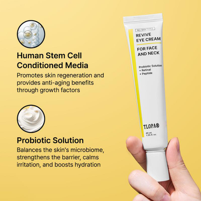 [TLOPA®] Revitalizing Eye Cream, Nourishing And Moisturizing Eye Cream, Brightening, Hydrating And Moisturizing Eye Cream 40ml, Suitable For Sensitive Skin