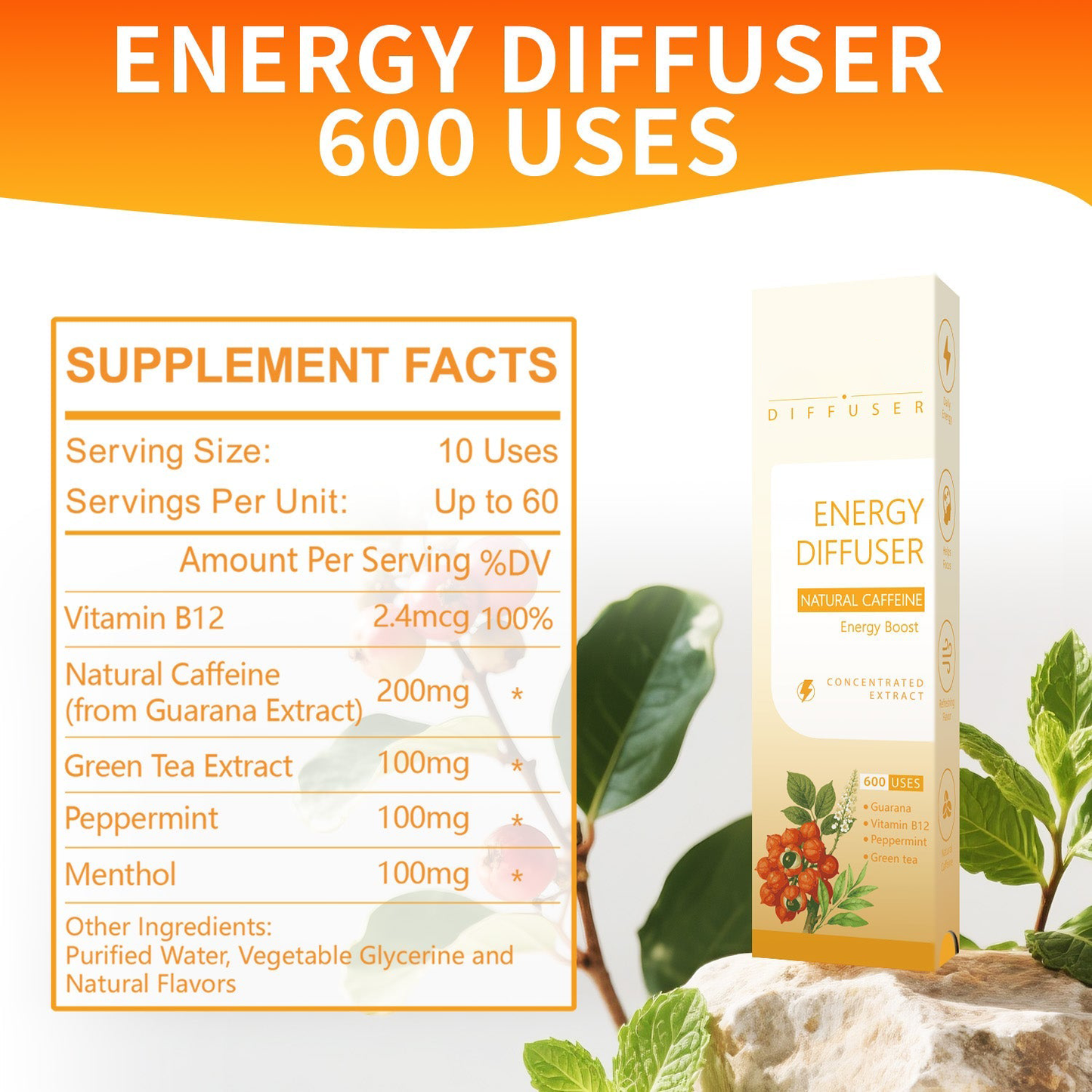 Breathe Bliss™ Energy Herbal Aromatherapy Soothing Stick – Quit smoking, clear your lungs, boost energy, and relieve stress!