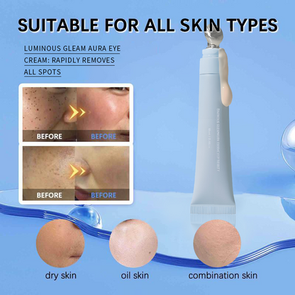 ⚡Luminous GleamAura Eye Cream: Quickly remove dark spots and firm the skin⚡