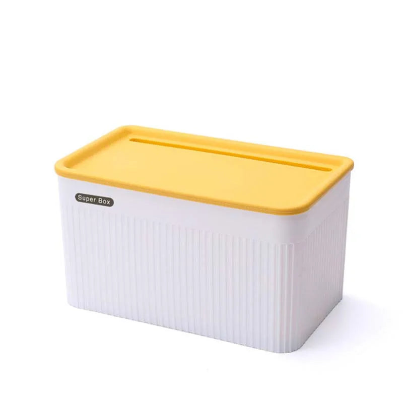 Wall-Mount Waterproof Toilet Paper Holder With Storage Tray
